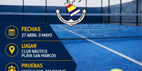 IV CHALLENGER PADEL CLUB NAUTICO PLAYA SAN MARCOS