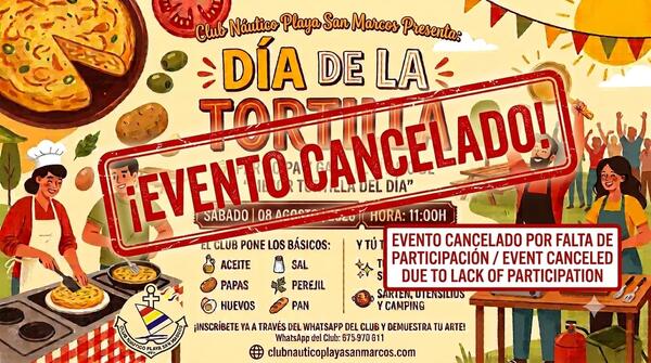 Día de la Tortilla ¡Cancelado!