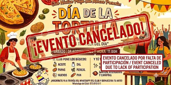 Día de la Tortilla ¡Cancelado!