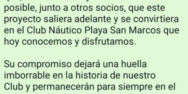 Fallecimiento de nuestro Socio Honorífico 